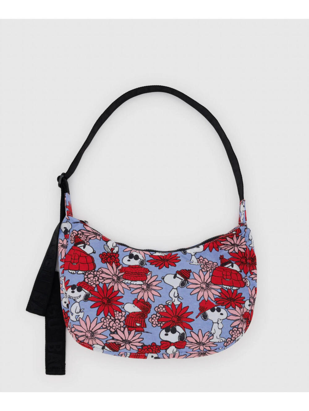 Baggu x Peanuts Snoopy Floral Medium Crescent Bag NWT - Picture 6 of 6